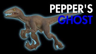 Hologram amp Peppers Ghost  Velociraptor [upl. by Adlesirhc476]