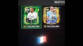 Mbappé x Haaland☠️ eafc25 fifa eafc24 eafcmobile fifamobile fifa shorts [upl. by Naut]