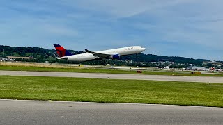 7 MINUTES OF EPIC TAKEOFFS I Zurich Airport Planespotting [upl. by Anyah383]