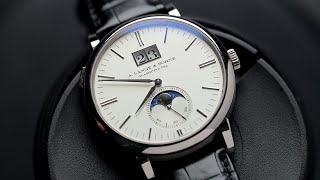 A Lange Söhne Saxonia Moonphase  Ticking Way [upl. by Weisman338]