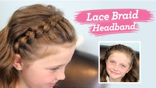 Lace Braid Headband  Twins Channel Launched [upl. by Tennaj84]