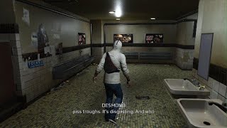 Assassins Creed III Remastered  Desmond on Stadium Bathrooms [upl. by Waller264]