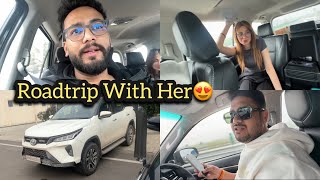 Roadtrip With Mahira Sharma Chandigarh To Gurgaon😍 [upl. by Trauts735]