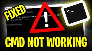 How to Fix Command Prompt CMD Not WorkingOpening in Windows 11  UPDATED 2024 [upl. by Hess]