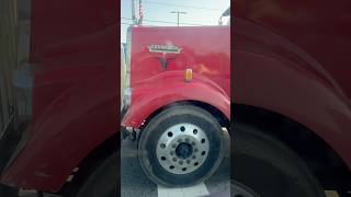 Quick Jake Brake Action Red Kenworth W900 “ol Bull Hauler “ [upl. by Ocire]