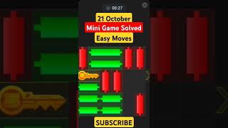 21 October Hamster Kombat Mini Game Today Season 2  How to solve mini game puzzle 100 SOLVED [upl. by Allesor]