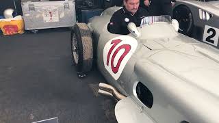 Mercedes W196 Full Engine WarmUp at Goodwood FOS 2024 [upl. by Terti454]