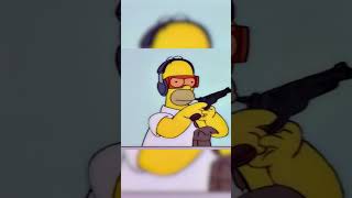 Homer At Shooting Range thesimpsons simpsons shorts [upl. by Kihtrak]