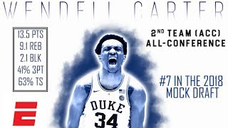 Wendell Carter Jrs 2018 NBA Draft Scouting Video  DraftExpress  ESPN [upl. by Skylar]