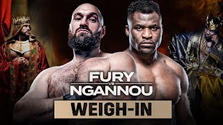 LIVE 🔴 Tyson Fury vs Francis Ngannou • WEIGH IN • Saudi Arabia  TNT Boxing [upl. by Ennalorac]