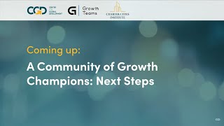 The Growth Summit  A Community of Growth Champions Next Steps [upl. by Hegarty]