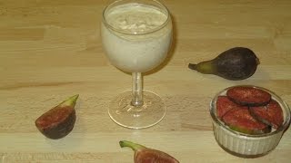 Recette de la mousse de figues fraiches  Recette de mousse [upl. by Airotnes]