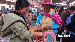 Haciendo Compras en el Mercado de Huancayo Perú  Isabel Quispe [upl. by Allison]