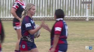 Open Age Womens Rugby League Collies v Rams [upl. by Wendall]