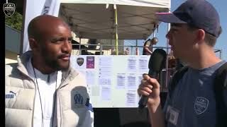 Mondial Pupilles 2023  Interview du coach de lOlympique de Marseille [upl. by Zarla]