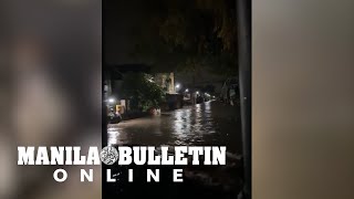 Houses submerged in deep flood in Noveleta Cavite due to Paeng [upl. by Chuipek]