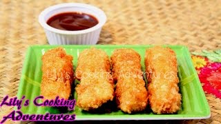 How To Make Homemade Fish Sticks  Fish Sticks Recipe  Fish Nuggets ca chien gion [upl. by Cartie]