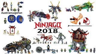 Lego Ninjago 2018  Compilation of all Sets [upl. by Martinic]