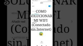 Como Solucionar problemas de WIFI REDMI Note8 Conectado sin Internet [upl. by Fish]