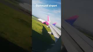 ✈🛫airplane flying wizzair Dortmundairport [upl. by Sender559]