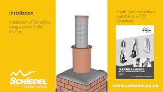 How to fit a flexible flue liner for a wood burning stove [upl. by Bancroft]