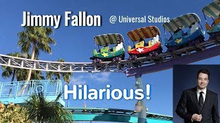 Jimmy Fallon  Universal Studios Funny Fart scene [upl. by Phyl757]