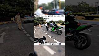 police wale ne pakad hi liya tha 🥵RajaDc77 bike zx10r rider kawasaki viral motovlog [upl. by Sgninnej]