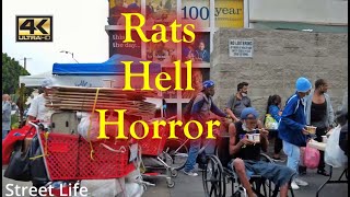 Hell Rats Horror Homeless Los Angeles California Skid Row [upl. by Atikram]