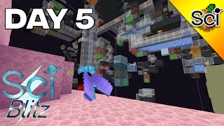 SciCraft Blitz Day 5 Faster Iron Farm  Drowned Farm [upl. by Luben9]