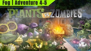 PLANTS Vs ZOMBIES REAL LIFE  Gameplay  FOG  Adventure 45 Vasebreaker  2024 [upl. by Eentihw]