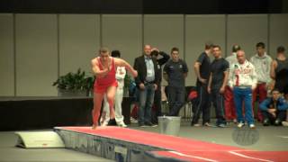 PODUST Timofei RUS  2015 Trampoline Worlds  Qualification TU Routine 2 [upl. by Jocko]