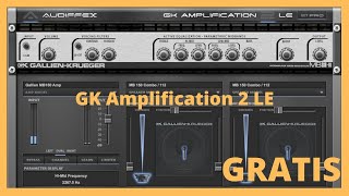 Amplificador Gratuito de Bajo eléctrico VST para PC  GK Amplification 2 LE  Demostración [upl. by Ecirum]