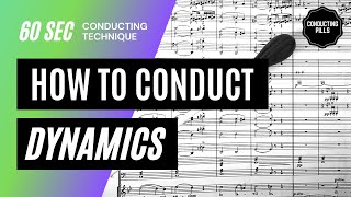 How to conduct dynamics  Conducting Technique shorts [upl. by Kinelski33]