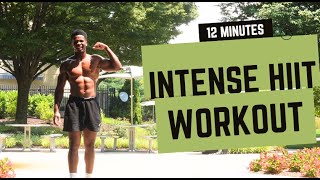 12 MIN  Intense HIIT Cardio Workout  No Equipment  INTENSE CARDIO HIIT Workout [upl. by Alicec]