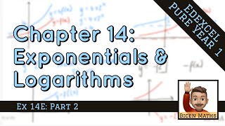 Exponentials amp Logarithms 10 • Laws of Logs  examples • P1 Ex14E • 🤖 [upl. by Juback]