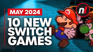 10 Exciting New Games Coming to Nintendo Switch  May 2024 [upl. by Aretak]