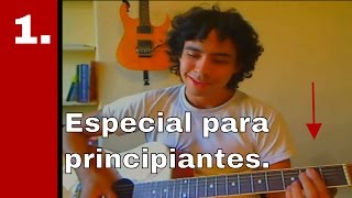 001 Clases de guitarra para principiantes  aprende tu primera canción ahora hoy quotwonderwallquot [upl. by Tiemroth]