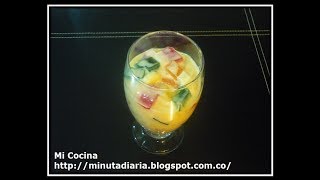 POSTRE DE GELATINA  Mi Cocina [upl. by Betti]