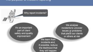 Module 1 What is incident reporting and why is it important video [upl. by Valora]