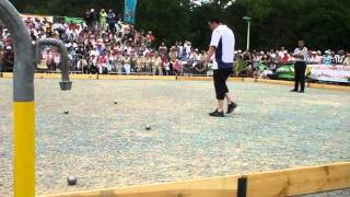 Sport pétanque  finale du Championnat de France tête à tête 2011 [upl. by Vedette875]