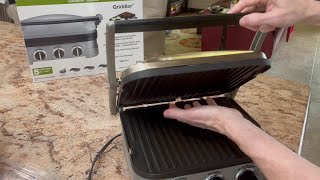 Cuisinart Griddler 5in1 Panini Press Sandwich Maker  HONEST Review [upl. by Terrag]