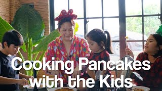 Janice De Belens Cooking Pancakes with the Kids Episode 13 [upl. by Shulem]