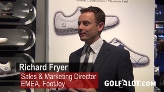 Richard Fryer FootJoy Golf Shoe Stability Interview by Golfalot [upl. by Pussej]