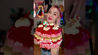 Gelatina de navidad ♥️ receta recetasdepostres [upl. by Nirrep942]