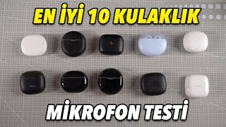 EN İYİ SİLİKONSUZ KULAKLIKLAR MİKROFON TESTİ [upl. by Tubb595]