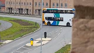 Stagecoach East  ADL Enviro400quot  19612  AE10 BYB  Buses are Turnaround  Citi 5 to Yaxley [upl. by Eelyek]