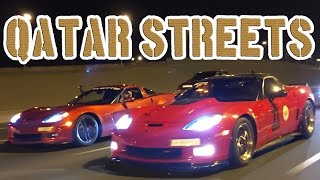 Qatar STREET Racing  Corvette Showdown [upl. by Shanks29]