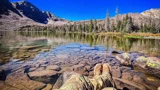 FREEZING Cold Morning West Blacks Fork Day 2  Uintas Utah [upl. by Noyes494]