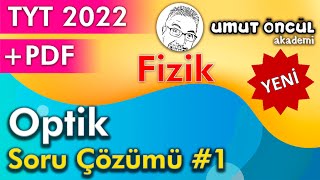 Fizik  TYT  2022  Optik  Soru Çözümü 1  PDF [upl. by Arlo]