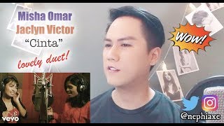 Misha Omar amp Jaclyn Victor  Cinta  REACTION [upl. by Lyndsey814]